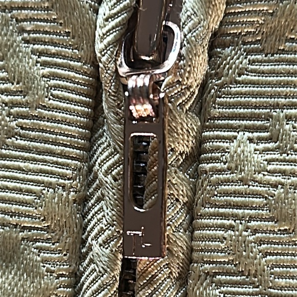 TAHARI ASL Women’s Zip Front Sheath Dress Size 8 P Mustard Gold - Picture 11 of 16